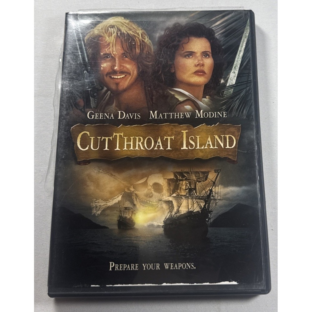 Cutthroat Island (DVD, 1995) Geena Davis, Matthew Modine